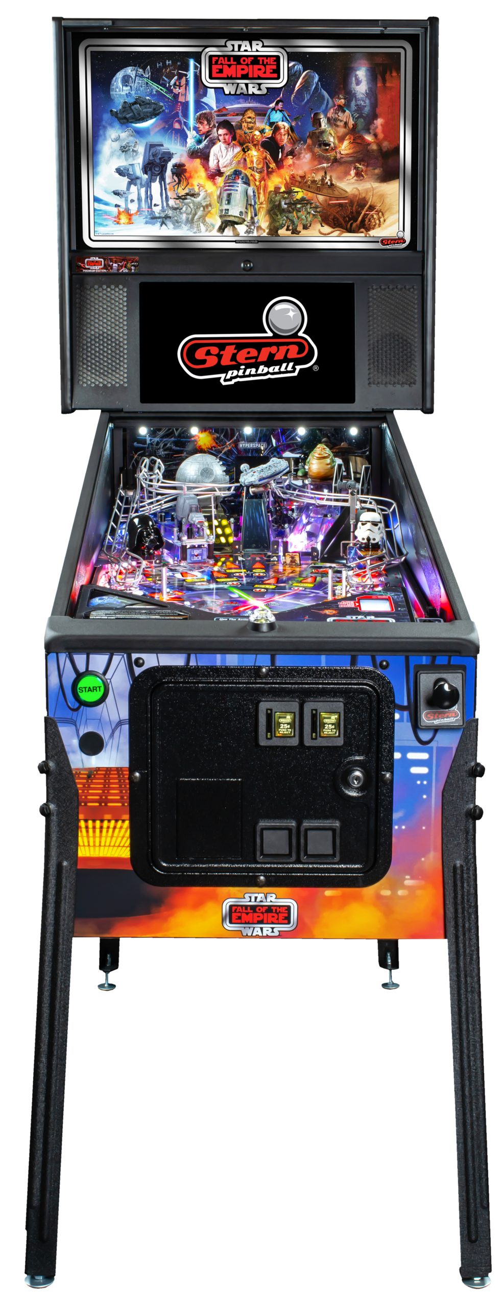 Star Wars: Fall of the Empire Premium Pinball Machine by Stern Pinball