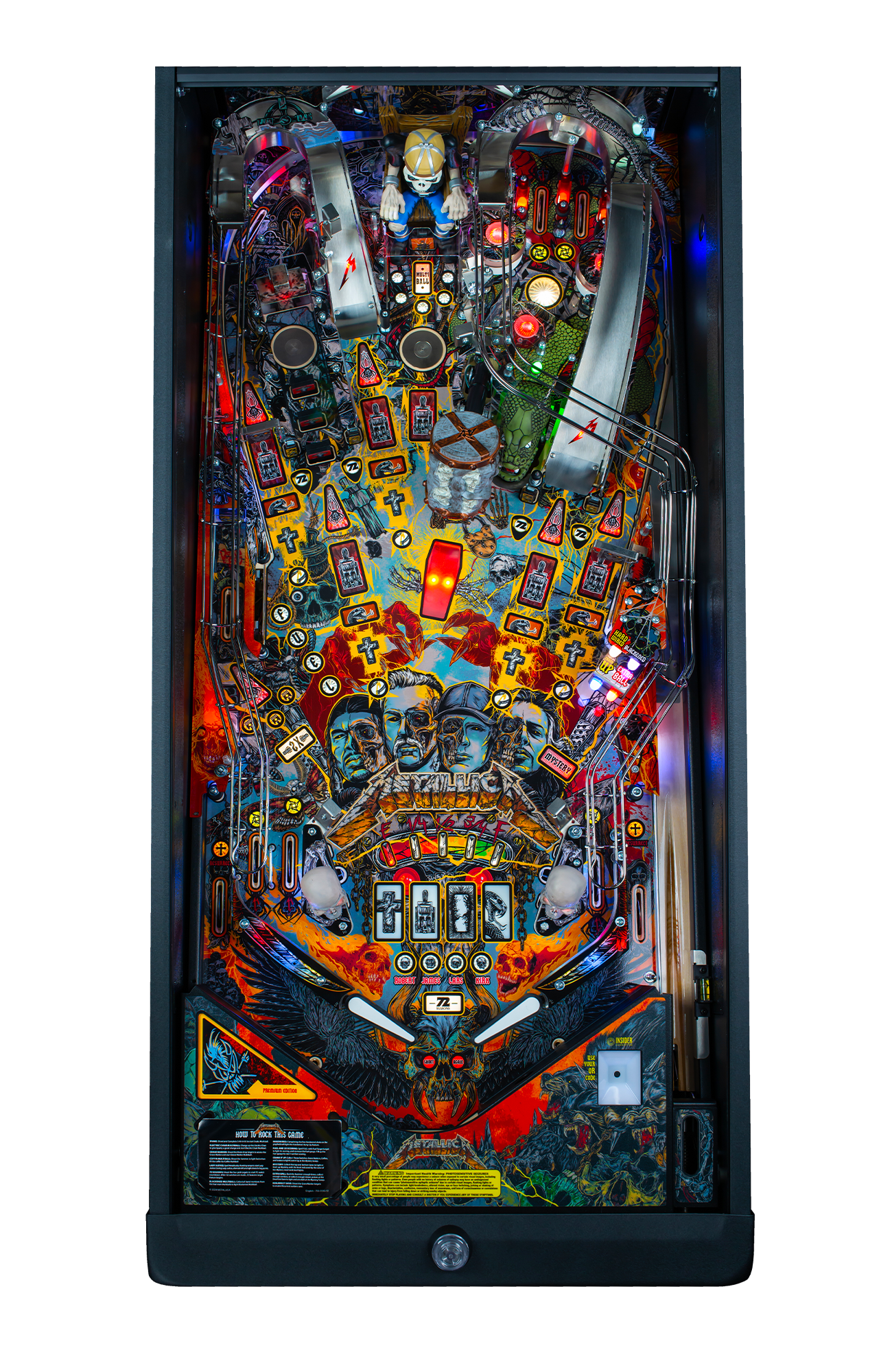 Metallica Remastered Premium Pinball Machine by Stern Pinball - Image 2
