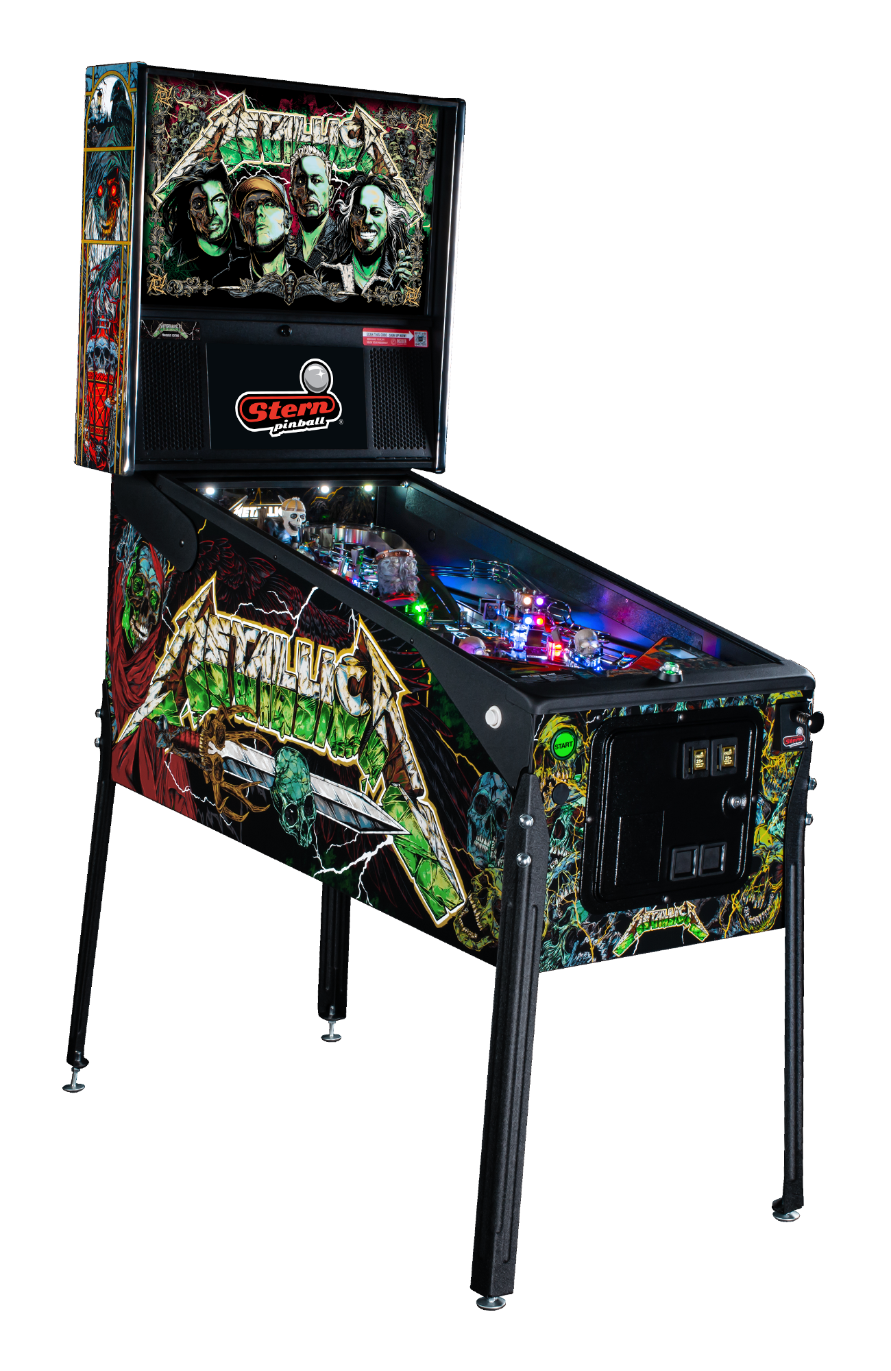 Metallica Remastered Premium Pinball Machine by Stern Pinball - Image 3