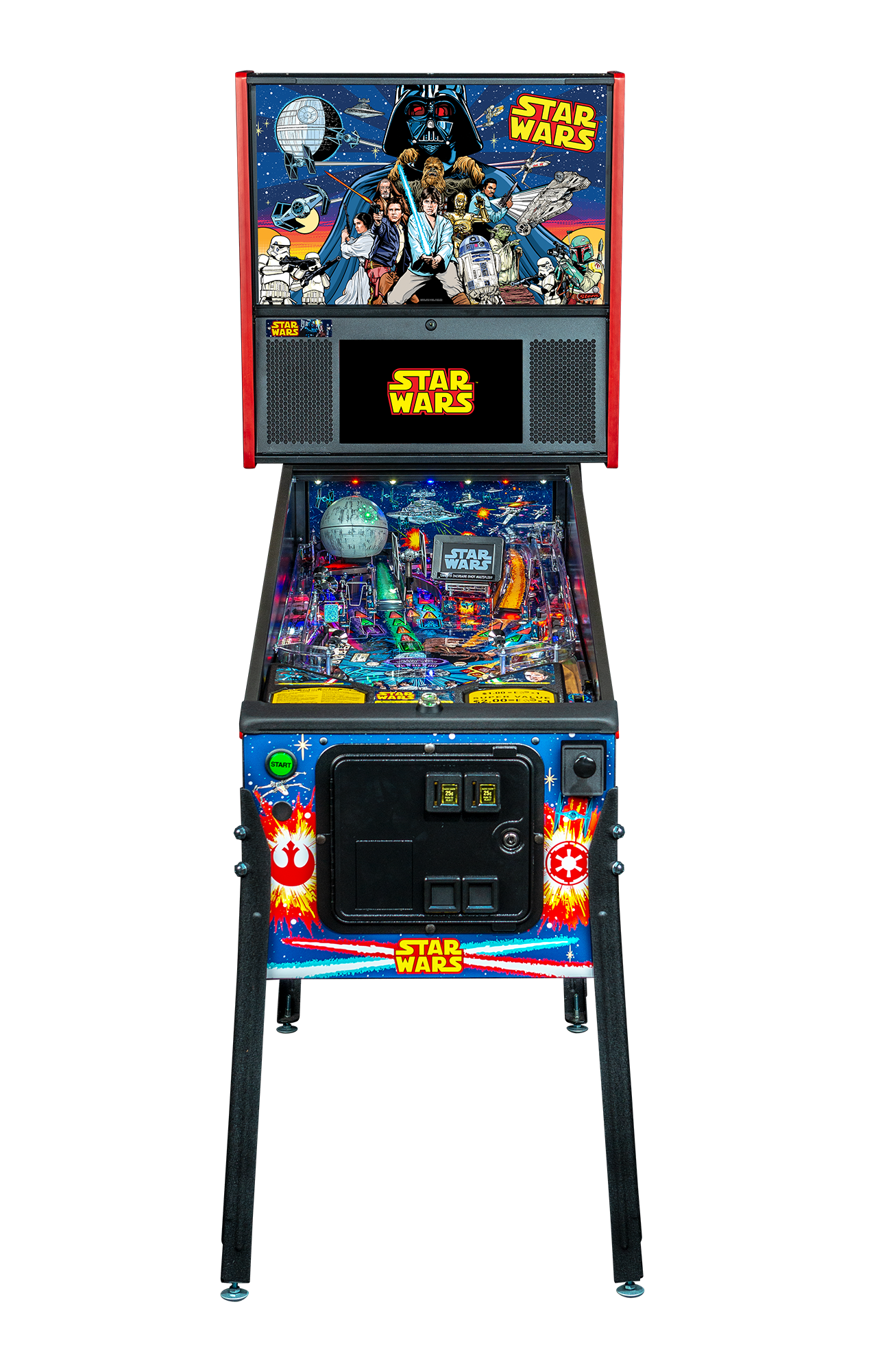 Star Wars Pro Comic Art Pinball Machine by Stern Pinball - Image 3