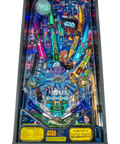 Alternative view of Star Wars Pro Comic Art Pinball Machine by Stern Pinball