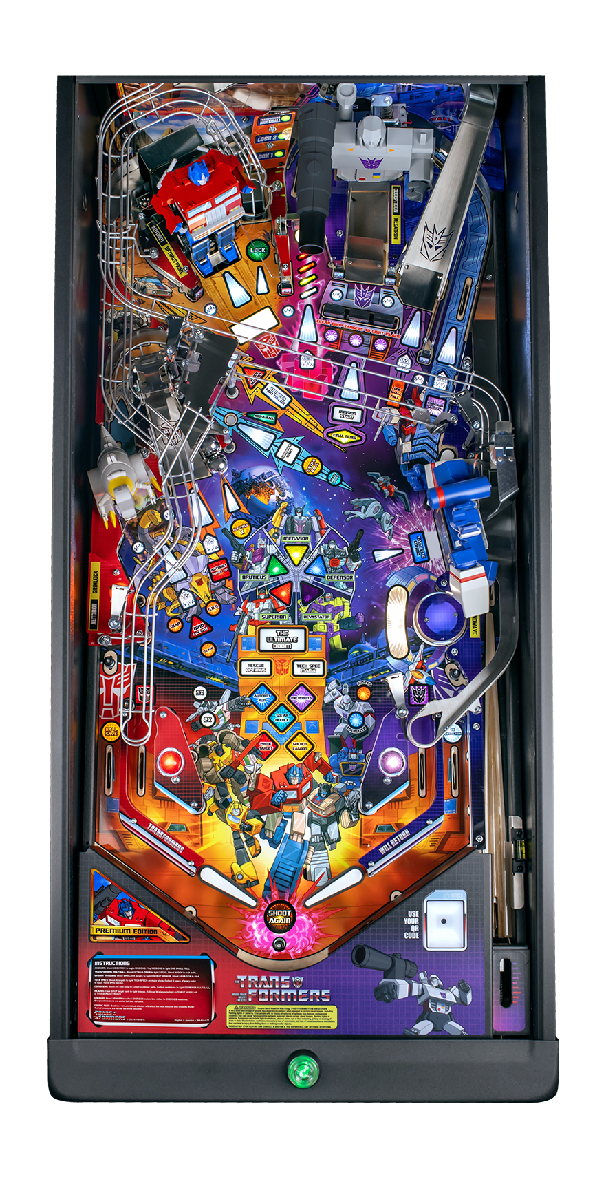 Transformers More Than Meets the Eye Premium Pinball Machine by Stern Pinball - Image 4